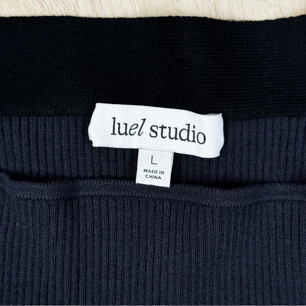 NWT💙Intermix Luel Studio💙Devon Cut-Out Rib Knit Top - Picture 12 of 14